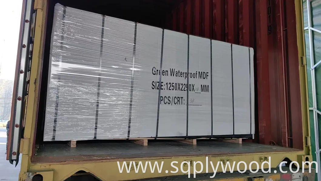 1830*2440 /1220*2440*12mm /15mm /18mm Melamine Faced MDF Board / Slot MDF / Raw MDF Board